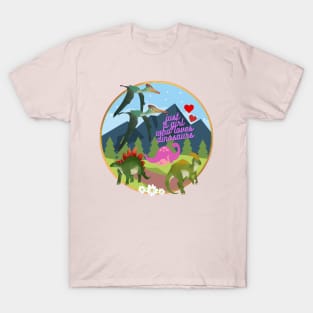 just a girl who loves dinosaurs T-Shirt